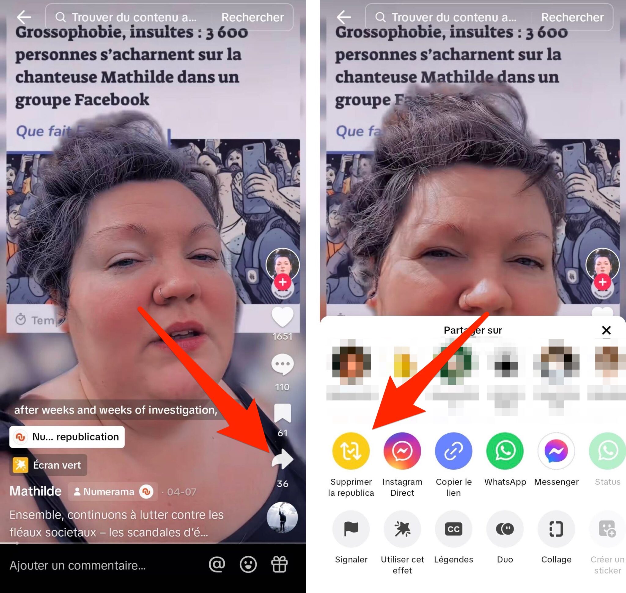 comment retrouver les conversations supprimées sur tiktok