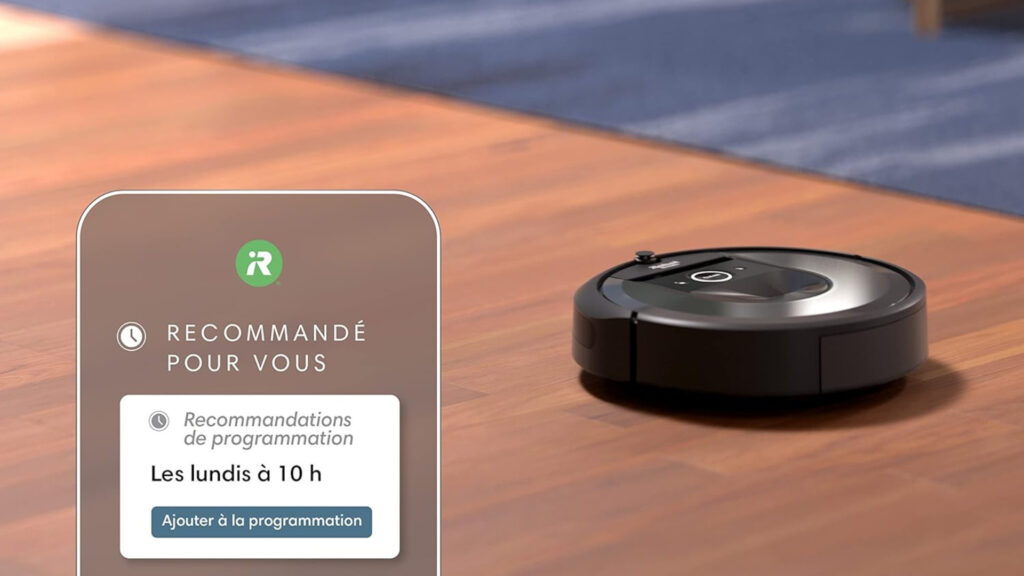 Vous pouvezprogrammer des routines de ménage à l'avance // Source : iRobot