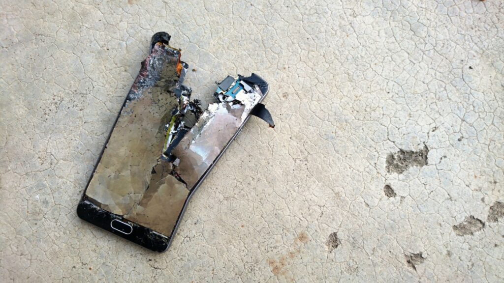 smartphone brisé