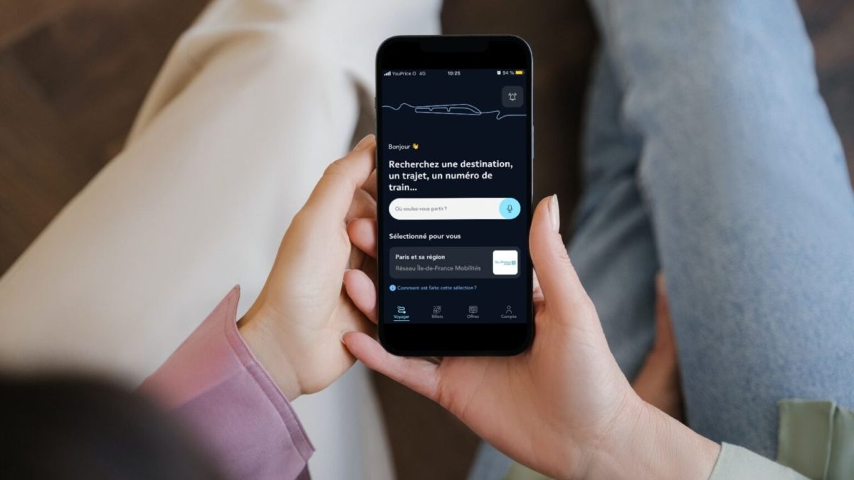 Application SNCF Connect. // Source : Canva