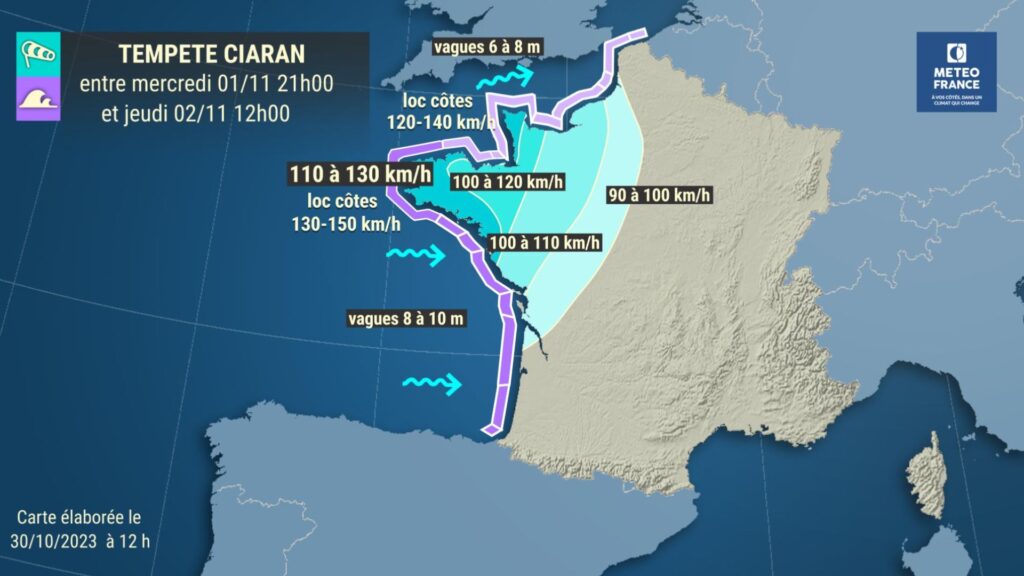 La Tempête Ciaran Qui Arrive En France Est-elle Une « Bombe ...