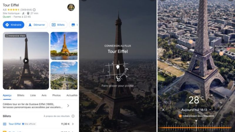 Les superbes trajets de Google Maps en 3D arrivent à Paris