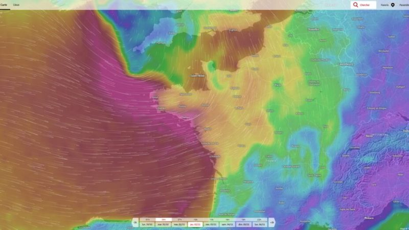 Tempête Ciaran : ces cartes montrent l’intensité des vents en France