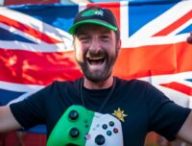 Un fan de Xbox avec un drapeau anglais // Source : Numerama, avec Midjourney