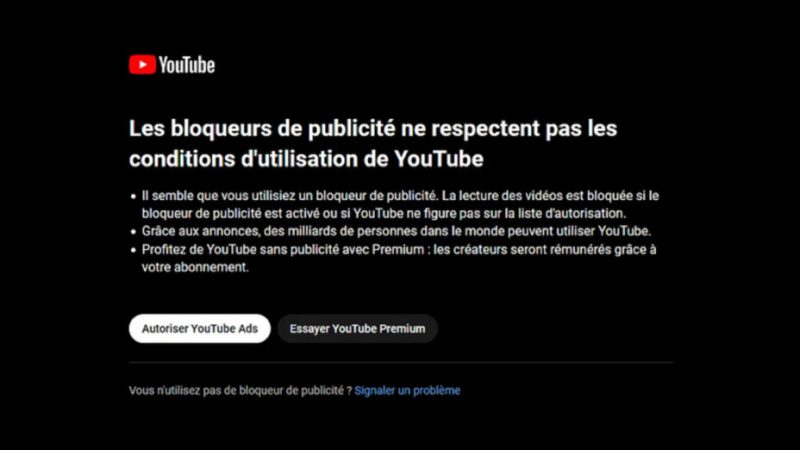 La répression de YouTube contre les adblockers alarme les internautes