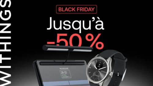 Withings affiche jusqu'à -50 % pour le black Friday // Source : Withings