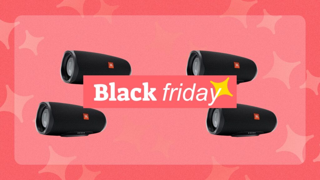 The JBL Charge 4 speaker is 47% off for Black Friday at Boulanger // Source: Numerama editing