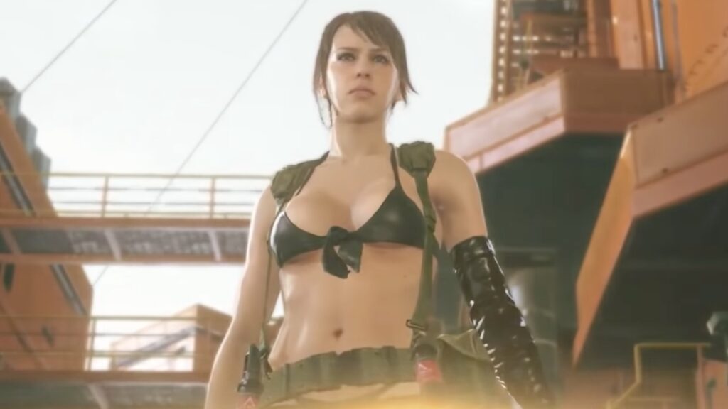Quiet dans Metal Gear Solid V // Source : Capture YouTube