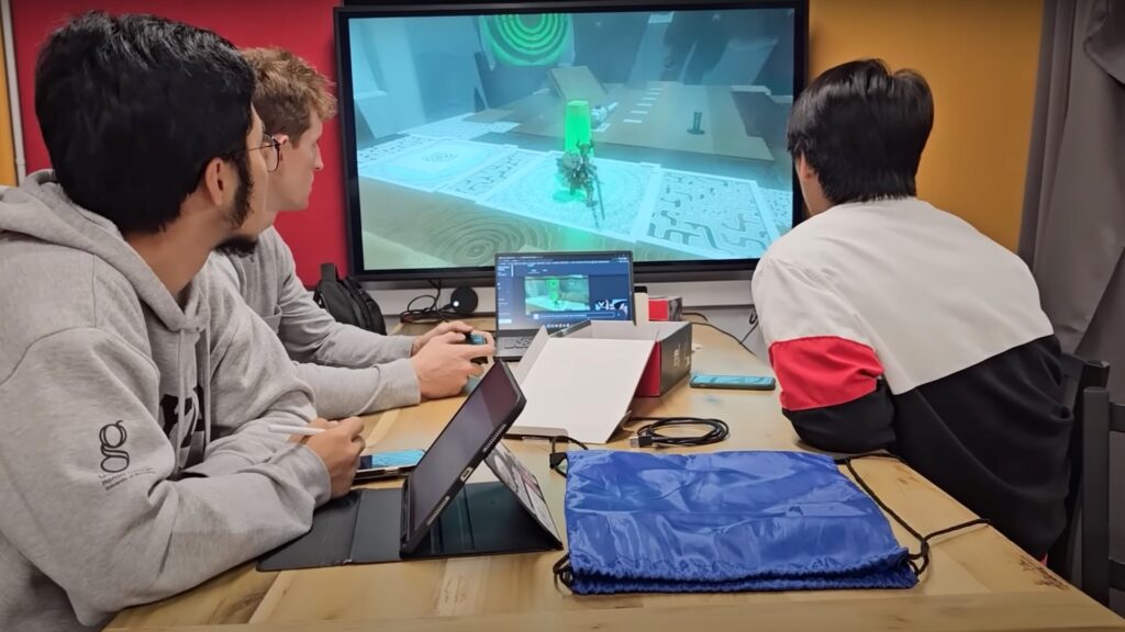 Il donne des cours avec The Legend of Zelda: Tears of the Kingdom // Source : Capture d’écran YouTube