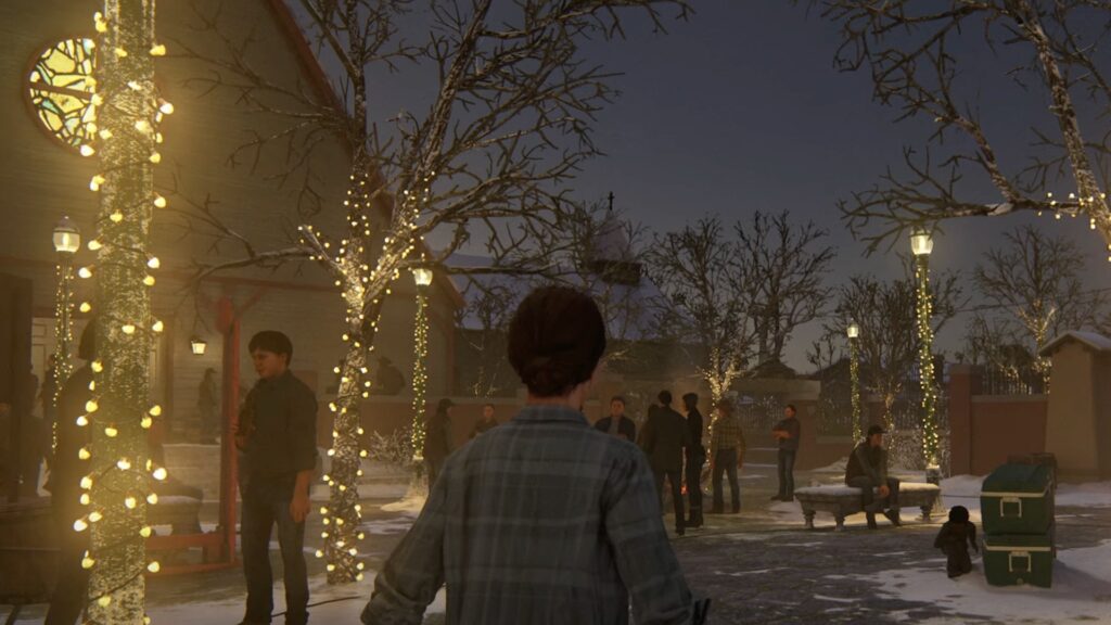 The Last of Us Part II Remastered, le niveau dans la ville de Jacnson. // Source : Capture PS5
