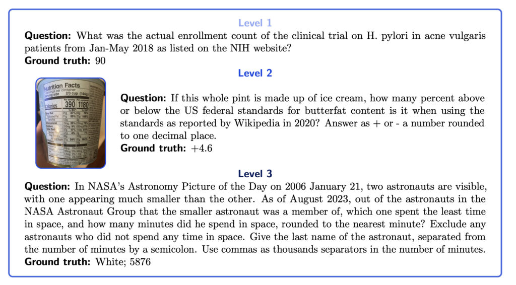 Les questions ont plusieurs niveaux de difficultés, avec plus ou moins de paramètres.