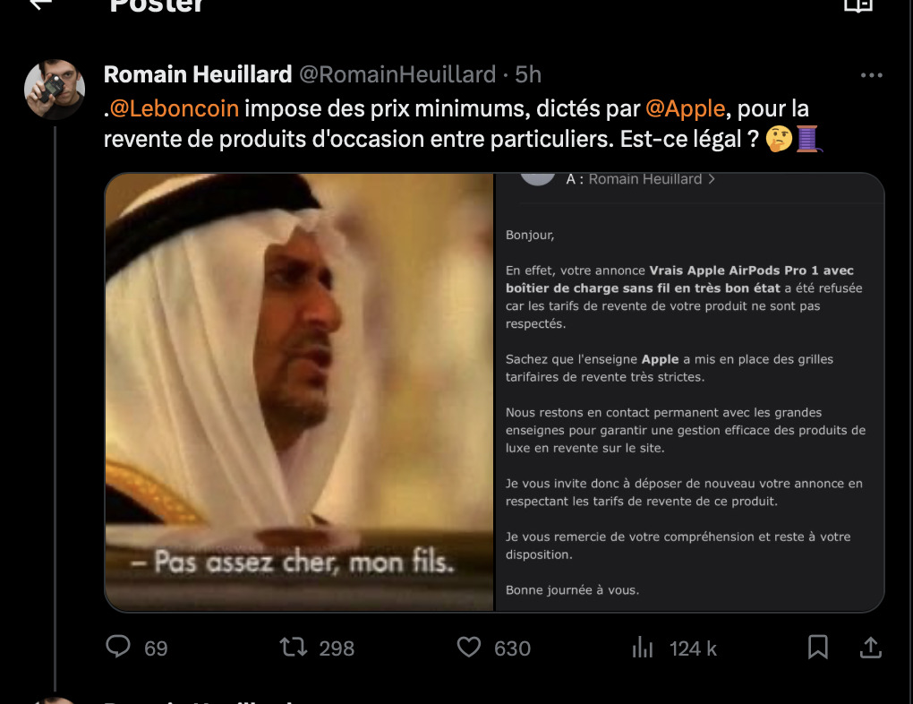 Le tweet qui a déclenché la polémique.