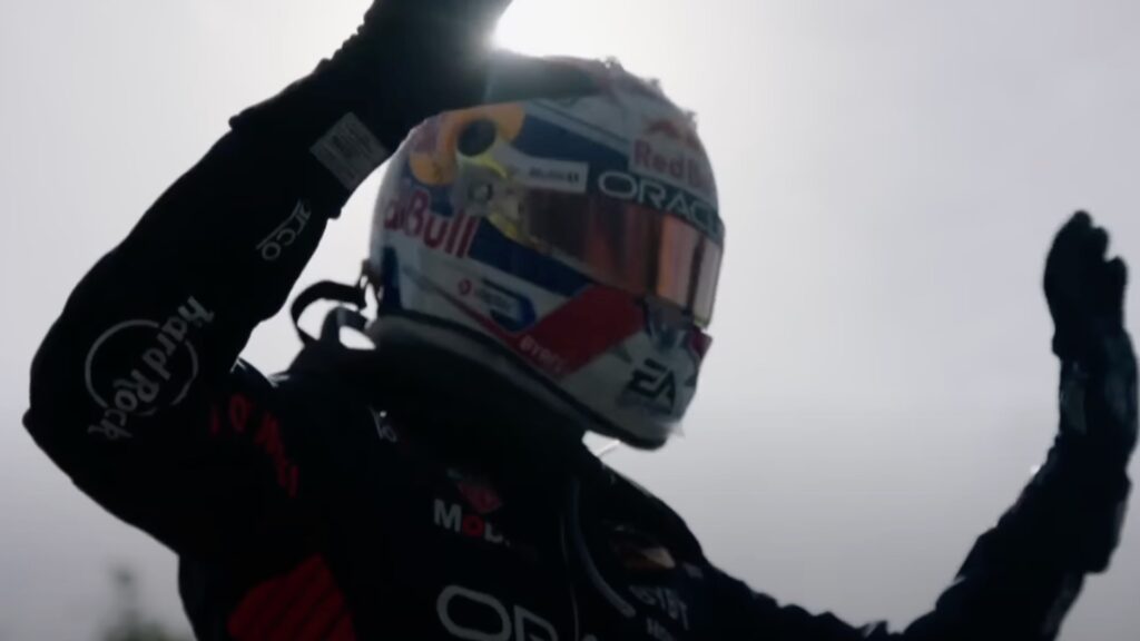 Max Verstappen, pilote de l'écurie Red Bull // Source : Capture YouTube Canal+