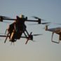 L'intercepteur de drone, déployé pour les JO, en action. // Source : CS GROUP