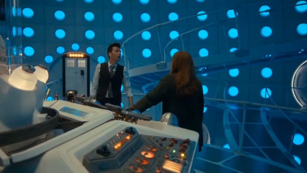 Le nouveau TARDIS dans Doctor Who. // Source : BBC