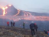 Éruption de 2021 du volcan Fagradalsfjall, en Islande. // Source : Berserkur / Wikimédias