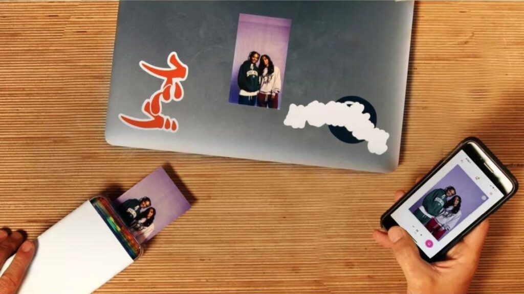L'imprimante portable Polaroid permet de personnaliser ses objets // Source : Boulanger