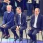 Eric Schmidt, Rodolphe Saadé and Xavier Niel.  // Source: Numerama