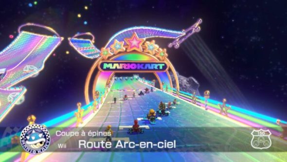 Le circuit arc en ciel de la Wii est de retour sur Switch. // Source : Capture Numerama