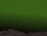 Vue d'artiste de la lueur verte sur Mars. // Source : NASA/JPL-Caltech/Cornell Univ./Arizona State Univ.– E. W. Knutsen