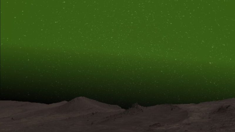 Pourquoi le ciel est parfois vert sur Mars