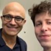 Satya Nadella et Sam Altman. // Source : X