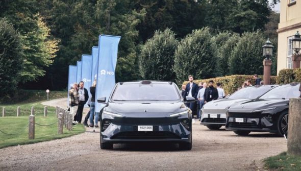 Nio - premiers essais au Danemark // Source : Nio