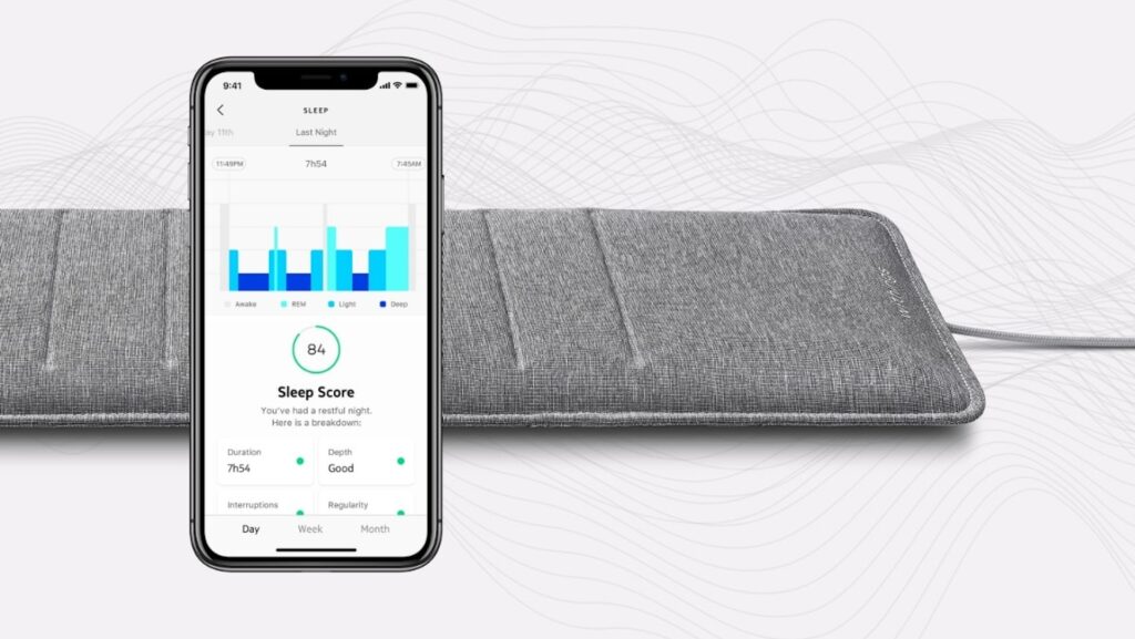 Le Sleep Analyzer pour découvrir la qualité de son sommeil // Source : Withings