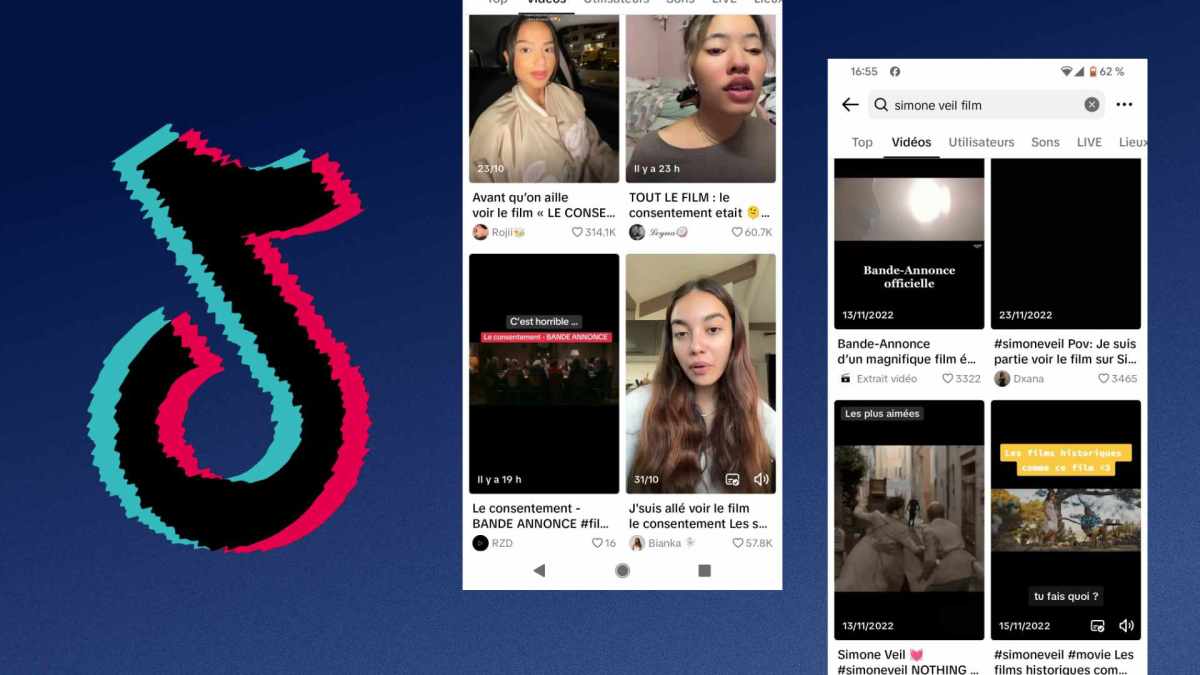 TikTok change la façon de faire des films // Source : Capture d'écran et montage Numerama