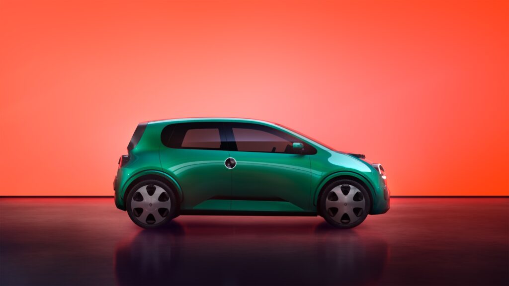 Concept Renault Twingo 2026 de profil // Source : Renault