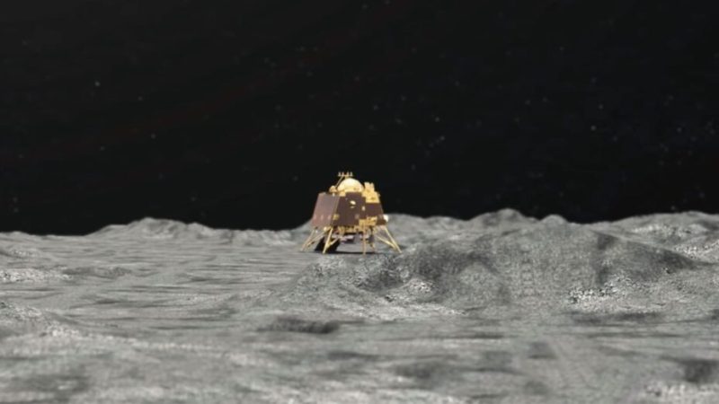 Chandrayaan-3 a formé un halo sur la Lune visible jusque dans l’espace