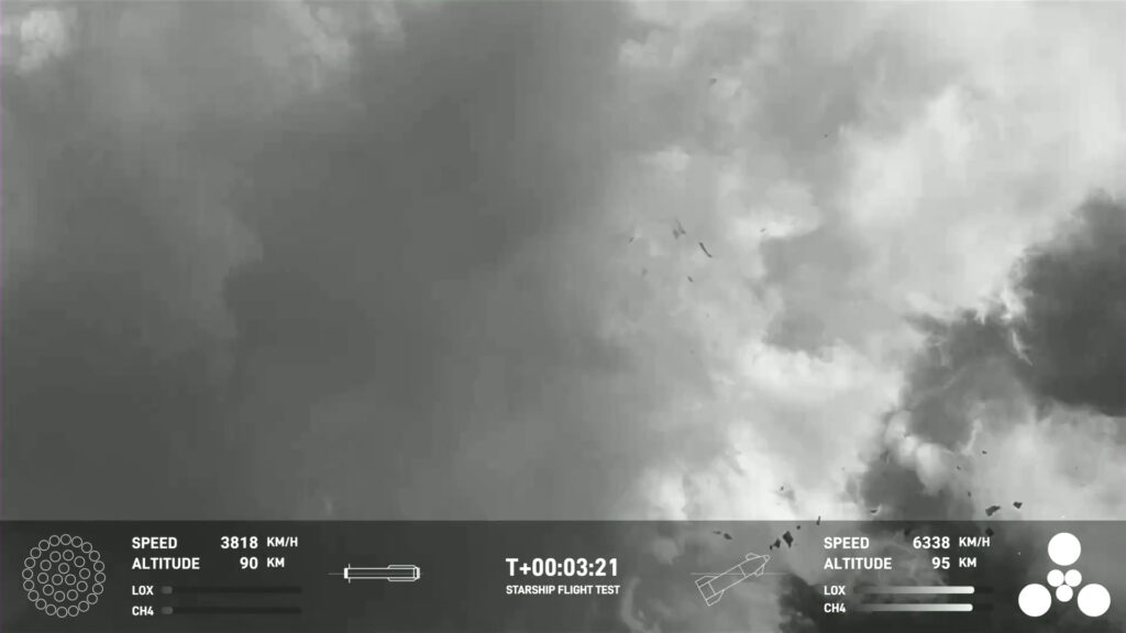 Explosion du booster // Source : SpaceX