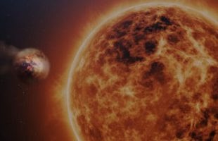 WASP-107b passant devant son étoile, animation. // Source : Capture YouTube Institute of Astronomy, KU Leuven (Belgium)