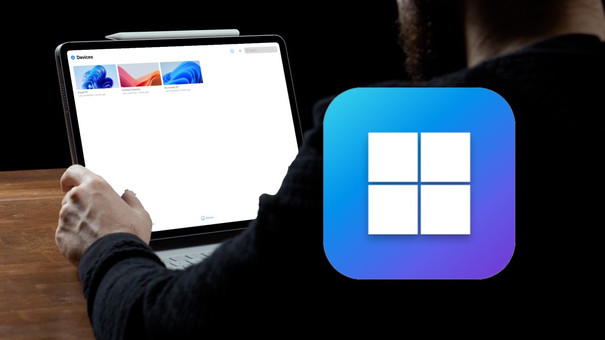 L'app Windows sur iPad. // Source : Numerama