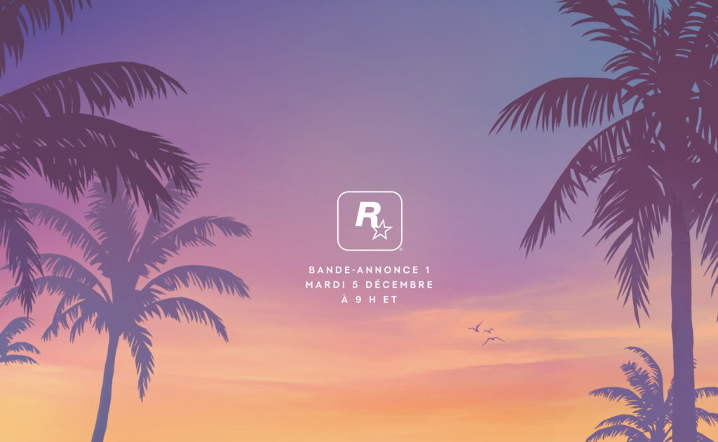 Sur la page d'accueil du site Rockstar la veille de l'annonce, il n'y a que ce teaser avec Vice City en arrière-plan.