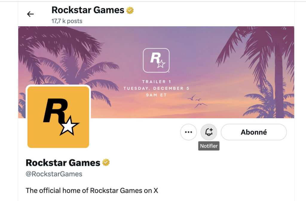 C'est sur Twitter que Rockstar a officialisé à deux reprises l'arrivée du prochain GTA.