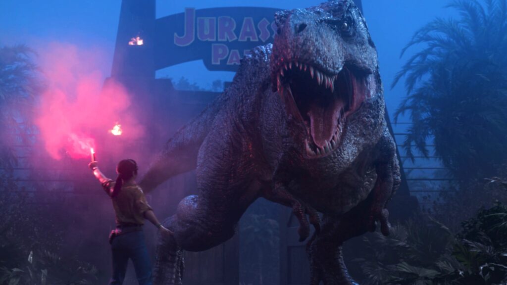 Survivre face à des dinos : ne serait-ce pas le jeu vidéo Jurassic Park idéal ? (vidéo) Par Maxime Claudel Capture-decran-2023-12-08-a-15-01-36-1024x576