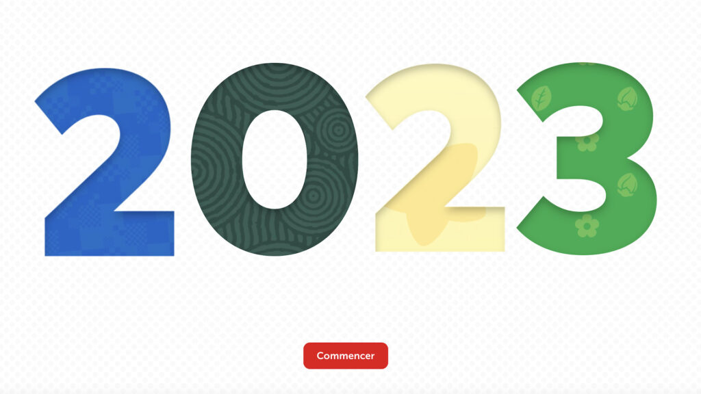 Votre bilan 2023 sur Nintendo Switch // Source : Capture d'écran