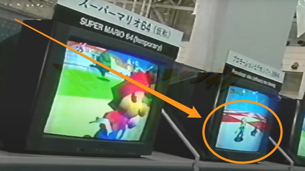 Could this be Luigi in Super Mario 64?  // Source: YouTube capture