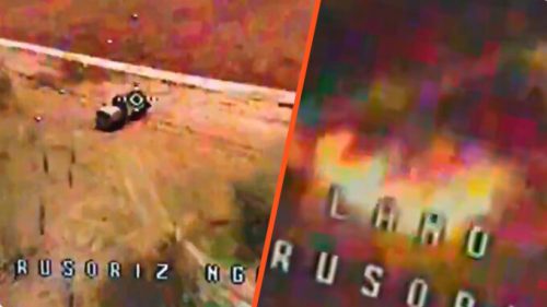 L'Ukraine a diffusé la vidéo de la destruction d'une batterie anti-aérienne russe. // Source : Ministère de la défense ukrainien