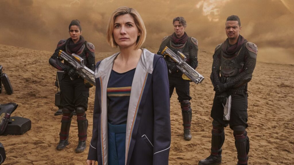Le 13e Docteur durant l'arc narratif du Flux. // Source : BBC