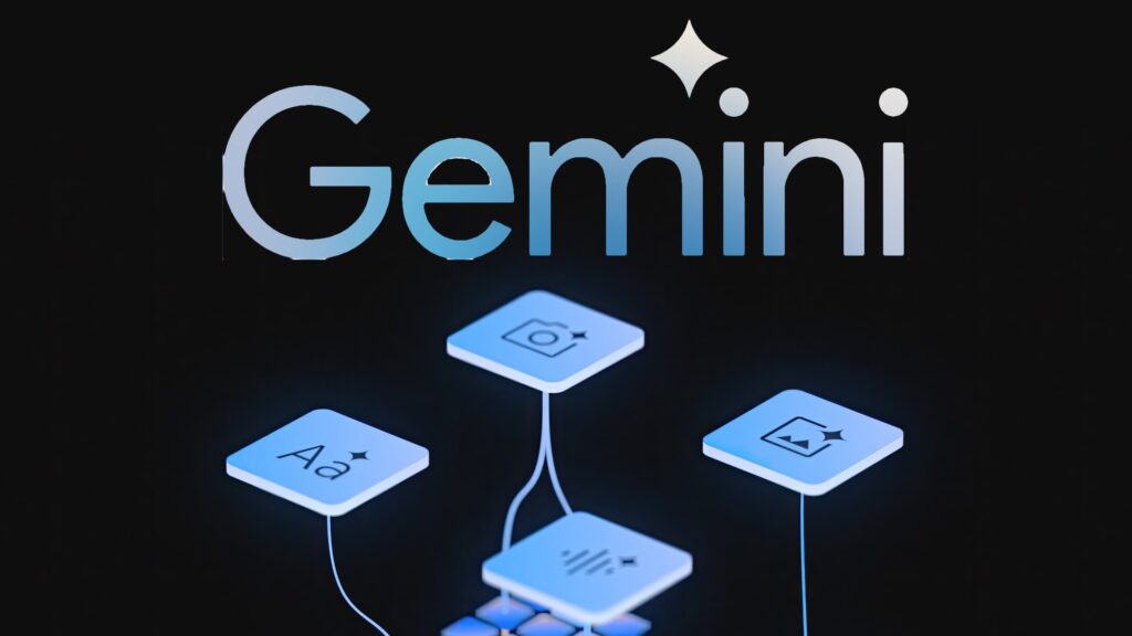 Le logo de Gemini. // Source : Google