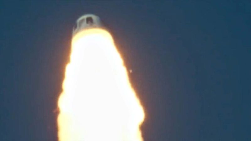 La fusée New Shepard se remet en selle un an après un raté en plein vol