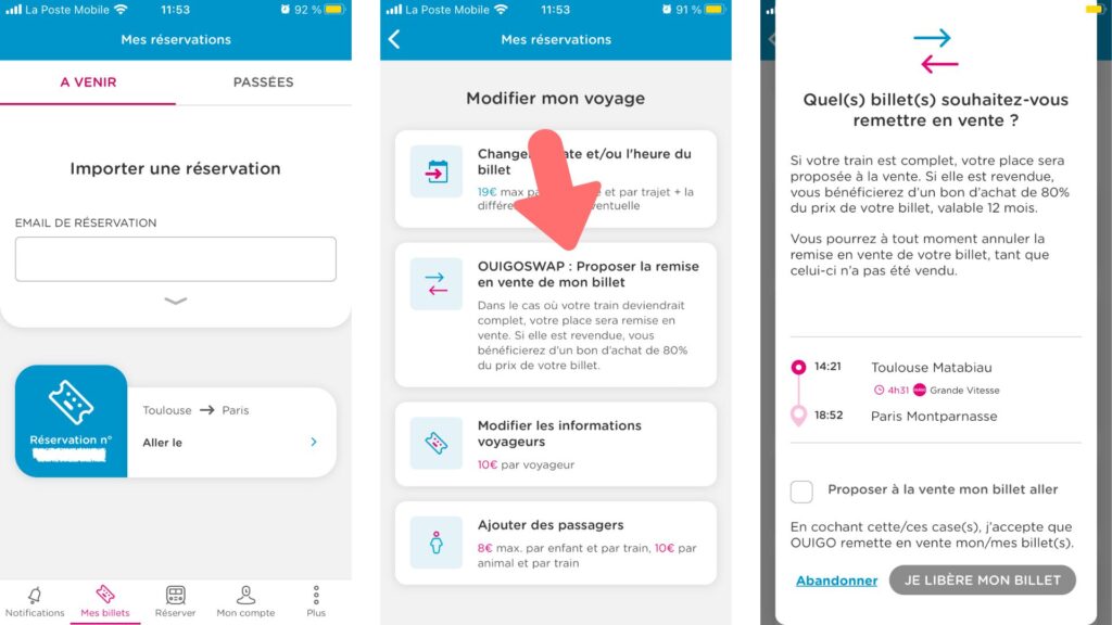 Il existe une astuce pour se faire rembourser son billet de train OuiGo