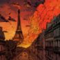 Paris is burning // Source: Numerama with Midjourney