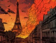 Paris brûle // Source : Numerama avec Midjourney