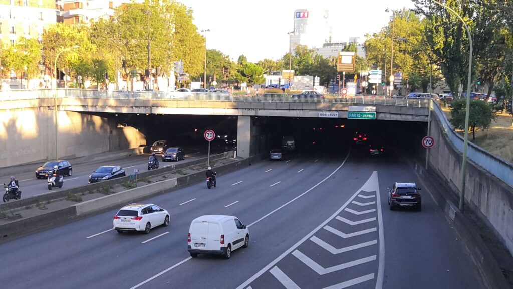 Parfois le périphérique parisien est fluide  // Source : Raphaelle Baut 