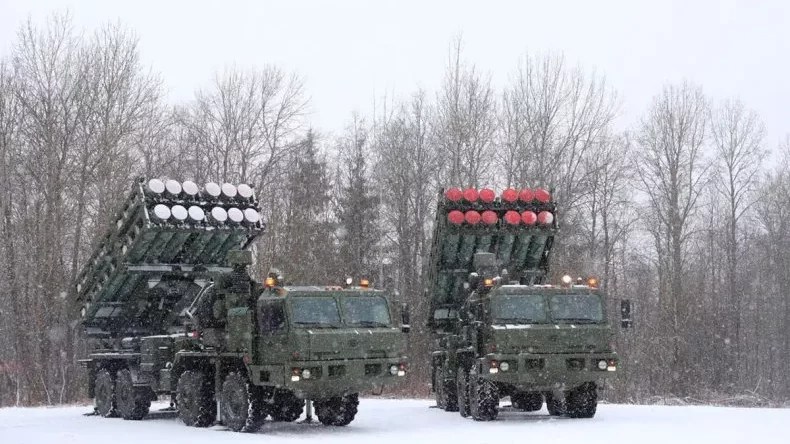 S-350 Vityaz anti-aircraft systems.  // Source: Russian Ministry of Defense