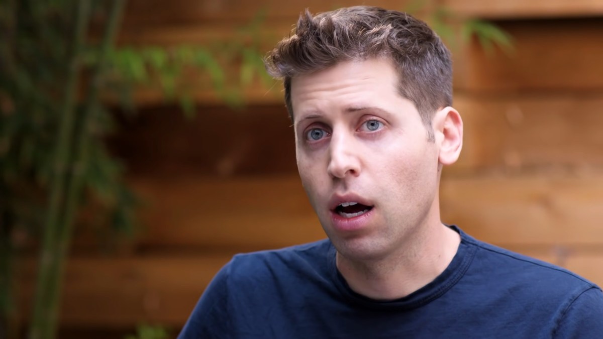 Sam Altman en 2016 // Source : youtube/ Y Combinator