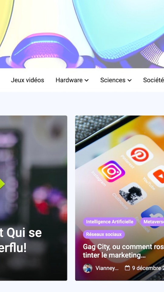 Capture d'écran de Tech-Génération